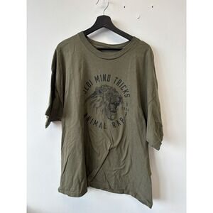Jedi Mind Tricks Shirt Mens 2X Green Animal Rap Lion Graphic Hip Hop